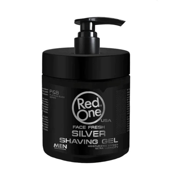 Red One Shaving Gel Silver 33.8 oz / 1000 ml