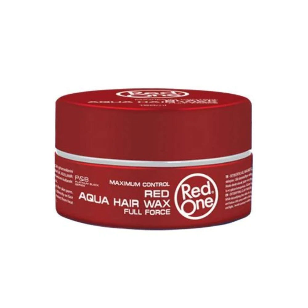 Red One Aqua Hair Wax Red 5 oz