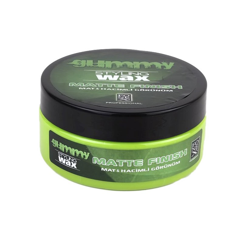 Gummy Styling Wax Matte Finish – Lime green