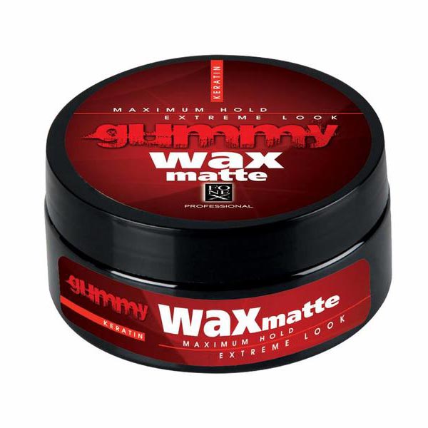 Gummy hair wax matte – Red can
