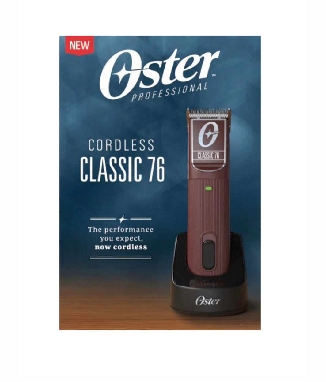 Oster Classic 76 Cordless Clipper – Red