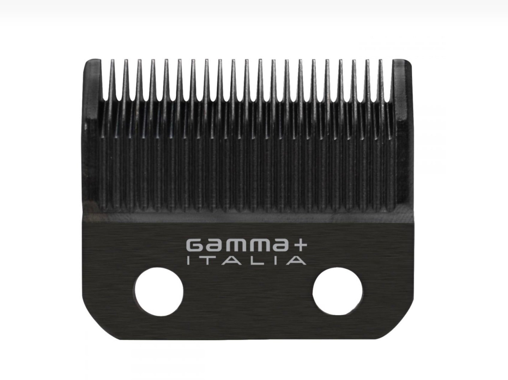 Gamma+ REPLACEMENT FIXED BLACK DIAMOND CARBON DLC TAPER CLIPPER BLADE WITH GOLD MOVING TITANIUM DEEP TOOTH CUTTER SET