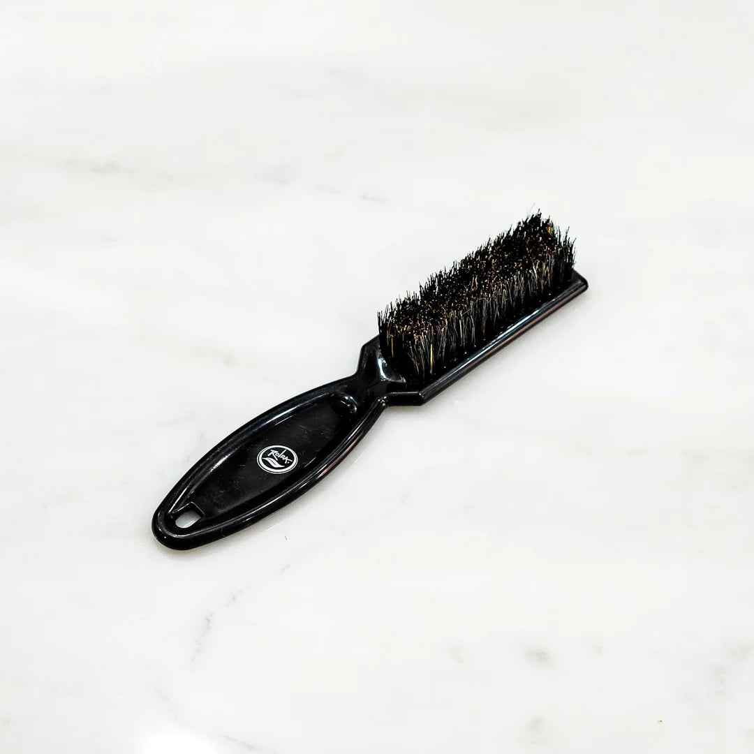 Rolda - Barber Brush For Fades | Boar Bristles, Fade & Beard Brush, Remove Excess Hair