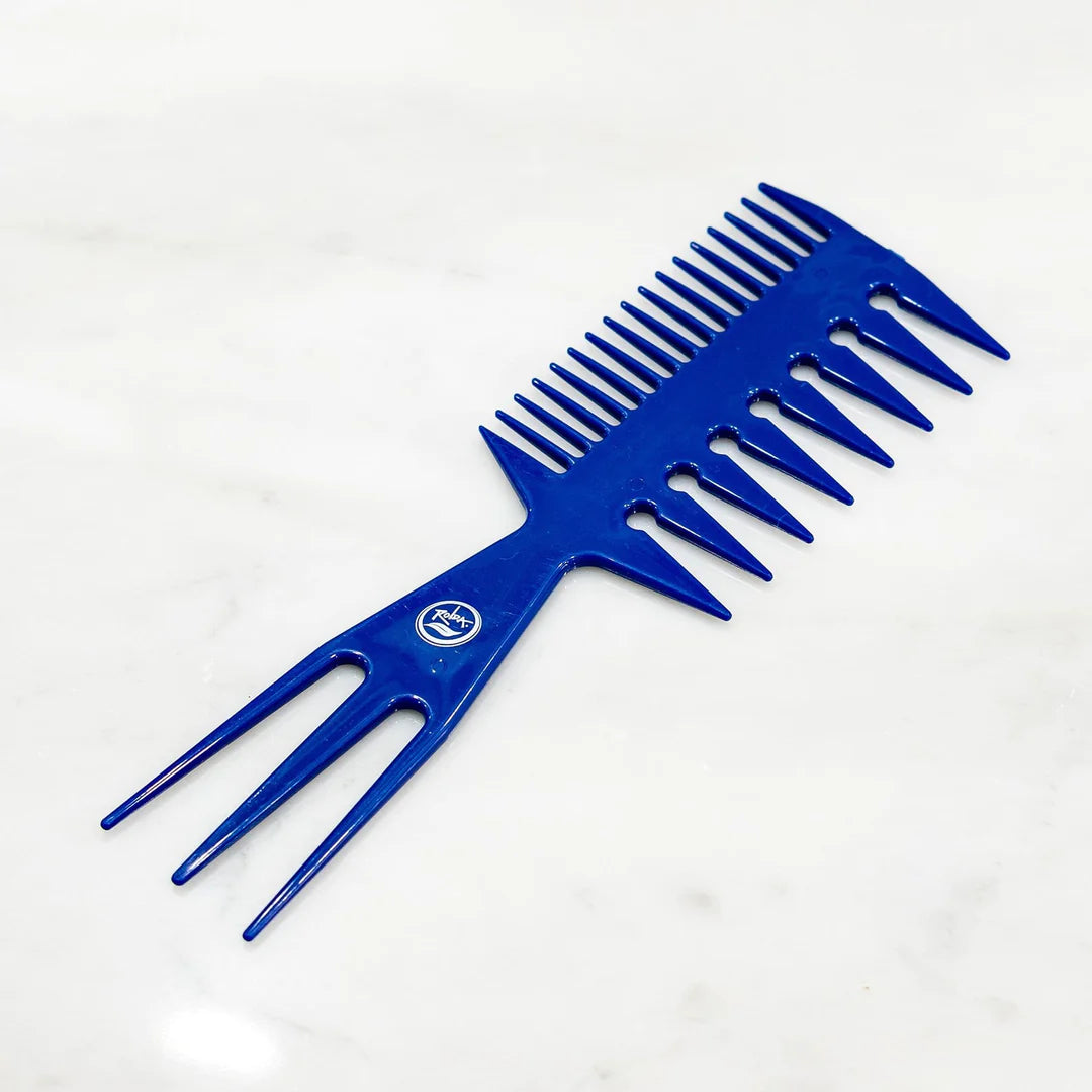Rolda - Hair Pick Barber Multi Style Barber Comb | 3-in-1 Fish-tail Bone Shape