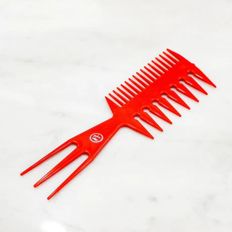 Rolda - Hair Pick Barber Multi Style Barber Comb | 3-in-1 Fish-tail Bone Shape